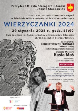 Starogard Gdański Wydarzenie Koncert Wierzyczanki 2024 - Koncert muzyki filmowej w wykonaniu Orkiestry TriCity pod dyrekcja Ariela Ludwic